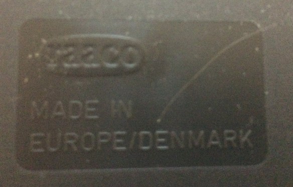 Raaco ingjutet i plasten.